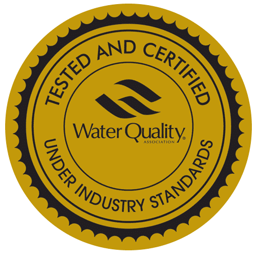 WQA Gold Seal Certification from Water Quality